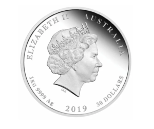 オーストラリア1キロ銀貨