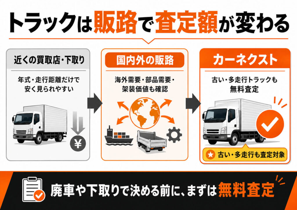トラック買取の仕組み
