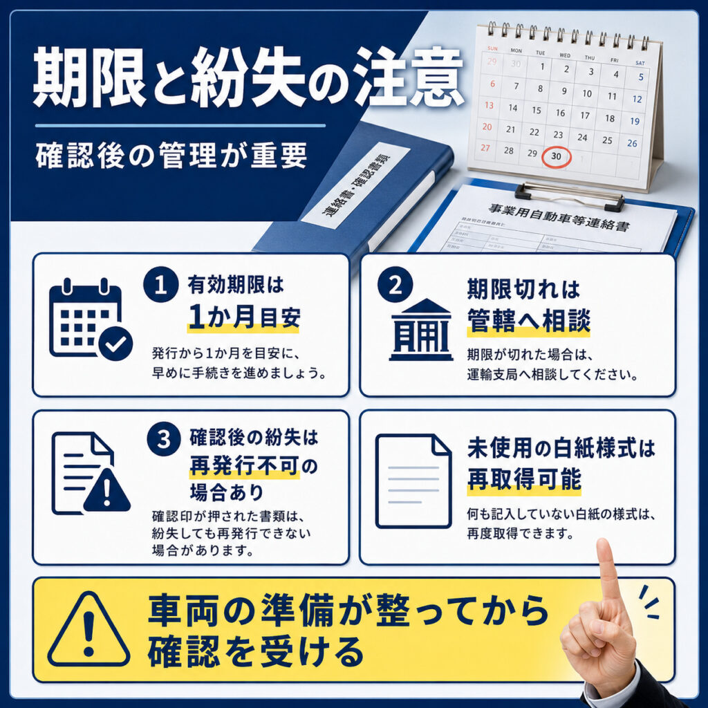 有効期限・紛失・再発行で注意すること