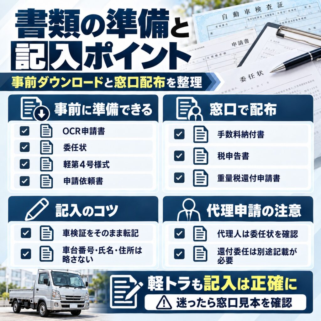 廃車書類のダウンロード先と書き方を確認する
