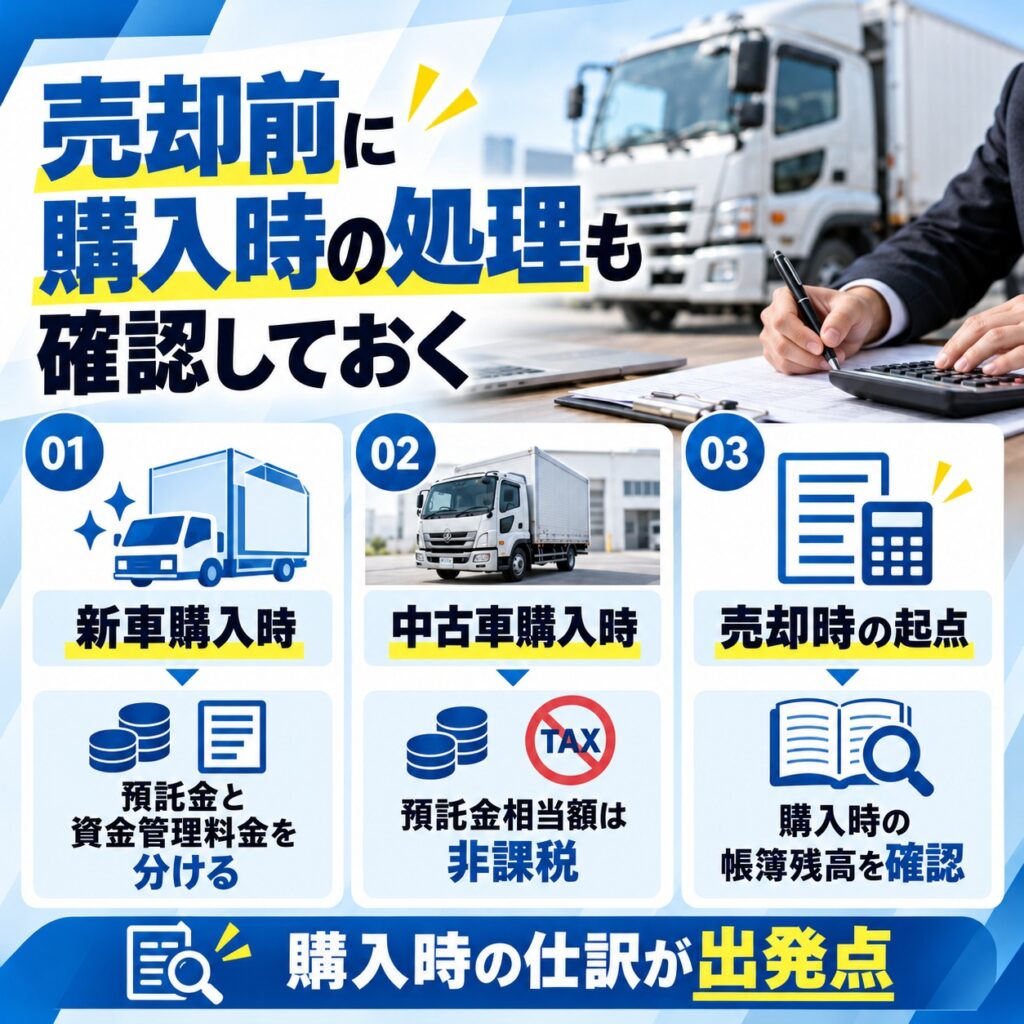 購入時のリサイクル預託金の仕訳も確認しておく
